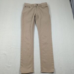 Banana Republic Mens 28x32 Khaki Pants Traveler Athletic Skinny Fit Golf Stretch